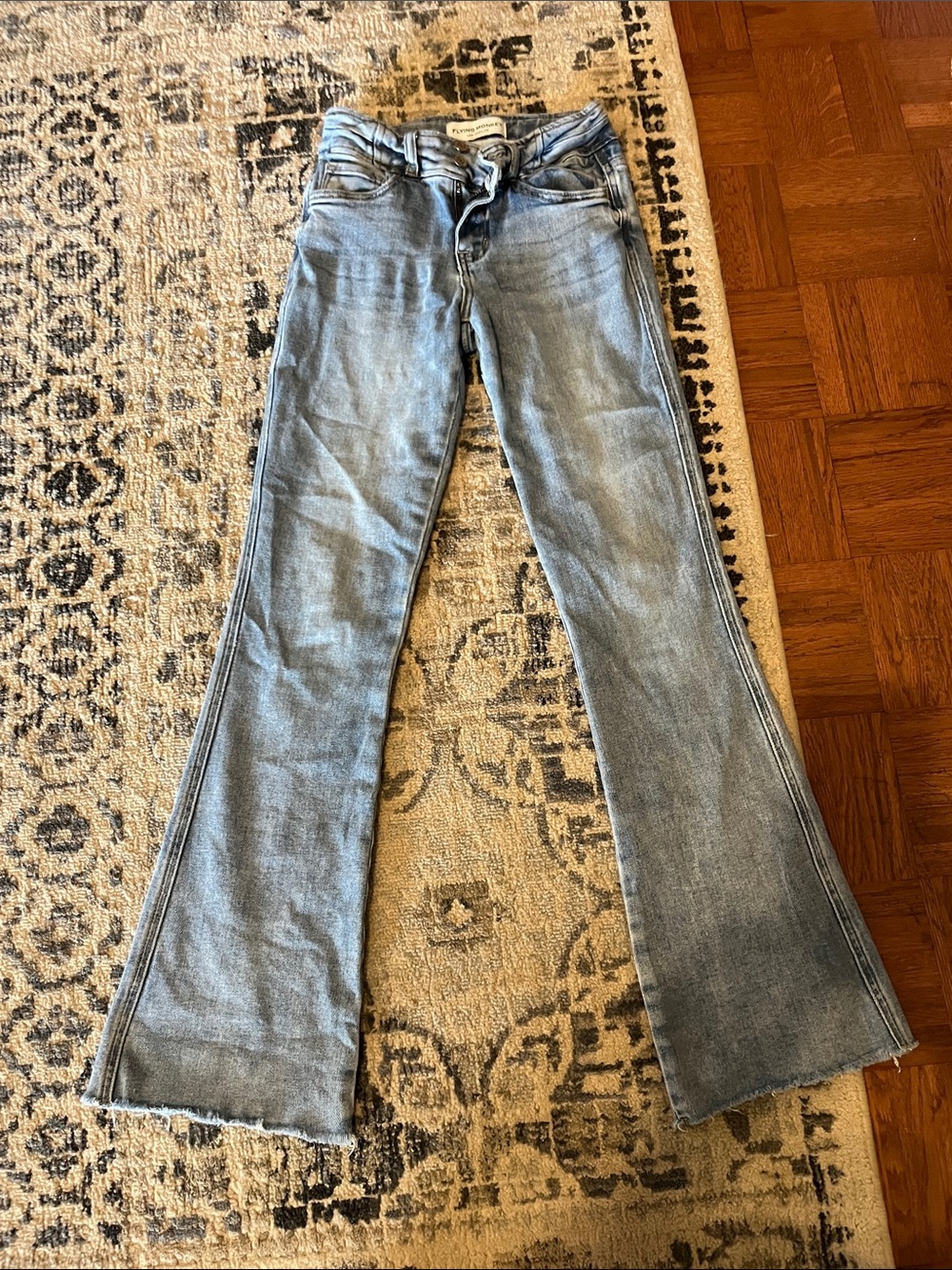 Flying Monkey Light Blue Flare Jeans